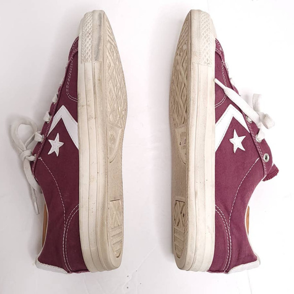 Converse One Star Player OX Dark Burgundy Shoes Unisex - Picture 8 of 10